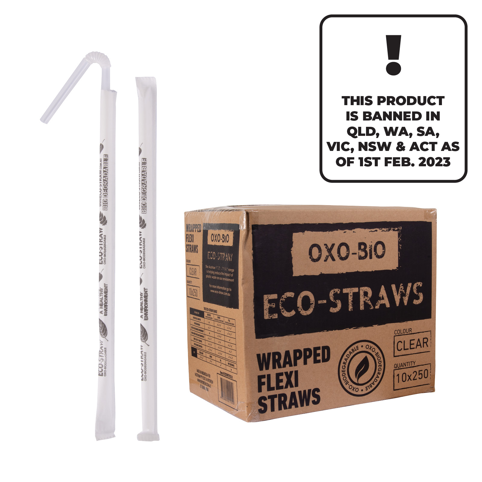 Oxo-Bio Straws breaking down